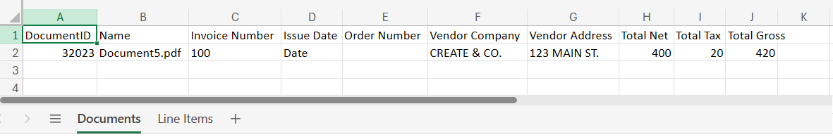 Export to Excel